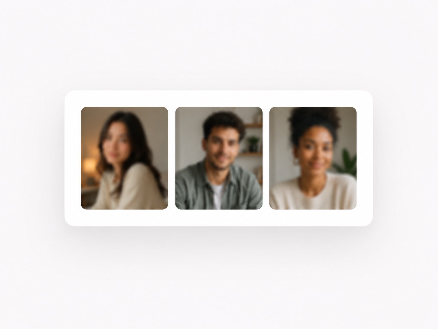 Discreet profile gallery visual