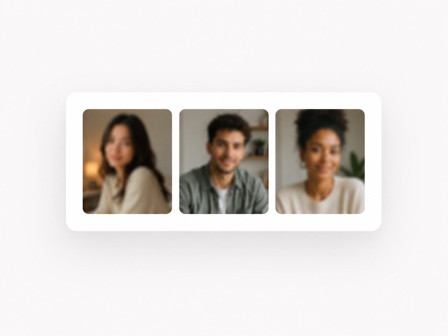 Discreet profile gallery visual